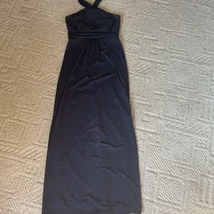 White by Vera Wang Navy Evening Gown - size 8
